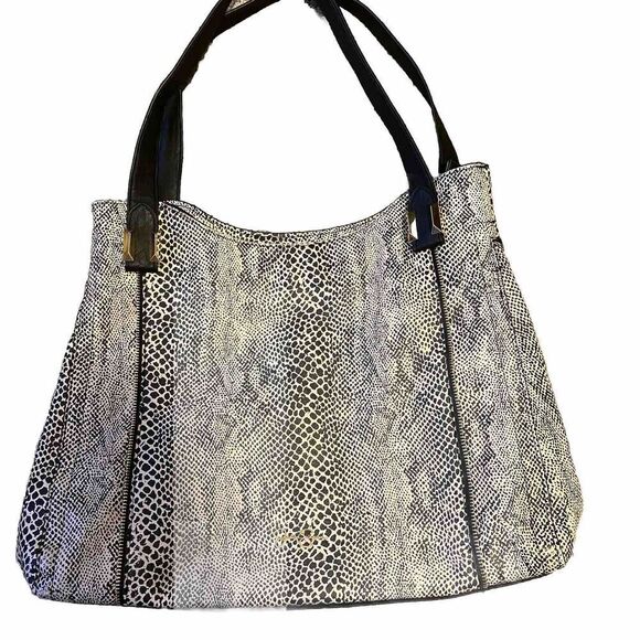 Jessica Simpson Leopard Print Soft Faux Leather Satchel Shoulder Bag Purse NWOT - Picture 1 of 7